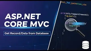 How to Get Data from SQL Server in Asp.net Core MVC | Database First | #dotnetcore #dotnettutorial