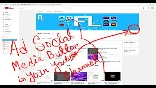 Add Social Media Button in Your Youtube Channel