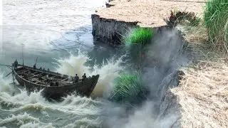 Massive Riverbank Erosion in Pakistan | Indus River Disaster Compilation | javeed bhai offiacll