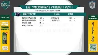 East Sandringham 2 v Highett West 1
