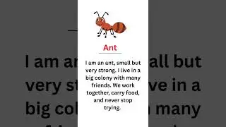 Ant || Learn English Through Story || Listening and Reader practice ✅️ #gradedreader