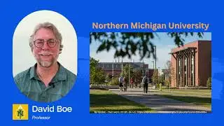 溪州國中來訪教授David Boe自我介紹