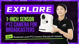 Introducing Telycam EXPLORE 1-Inch Sensor UHD PTZ Camera
