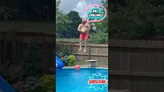 If We Jump Into Water With A Ball😳