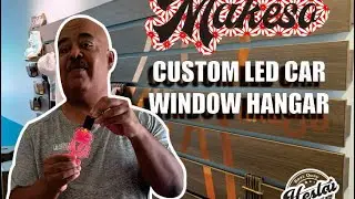 Custom Laser Acrylic LED Car Hanger