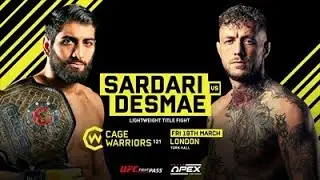 Cage Warriors 121 Agy Sardari Vs Donovan Desmae Pre Fight Prediction
