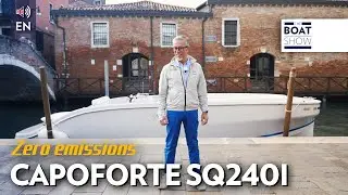 [ENG] CAPOFORTE SQ240i - Review Zero Emission Mode Boat by Yamaha Harmo - The Boat Show