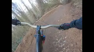 Leckhampton hill mtb trails. Kinter trail