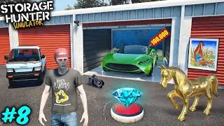 I GOT THE TREASURE IN AUCTION IN STORAGE HUNTER SIMULATOR - TECHNO GAMERZ STORAGE WARS #8