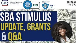 SBA EIDL, ERTC, PPP, GRANTS, Q&A | STIMULUS UPDATE | MAR 7 | SHE BOSS TALK
