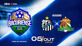 AO VIVO - SANTOS BACURIENSE- x - PEDREIRENSE - CAMPEONATO BACURIENSE - ESTADIO OSVALD&Atilde;O - 05/10