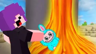 ACHEI O LABUBU CLAMUFLADO NA LAVA Minecraft