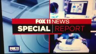 KTTV Fox 11 News &ldquo;Special Report&rdquo; open October 28, 2020