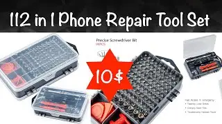 Phone Repair Tool Set 10$ from Aliexpress | 112 in 1 Mobile Phone Repair Tools Kit | iFixt Toolset