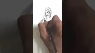 Drawing Fantasy Character Black pen art-187 #fantasy #characterdesign #drawing #trending #viral