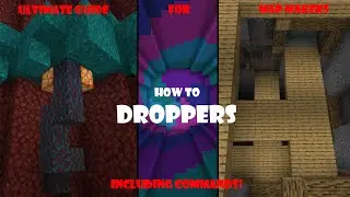 DROPPER: how to build, decorate and add commands? in Minecraft (using worldedit)
