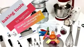 BEGINNERS Baking Tools and Equipment and their uses(CAKE DECORATING TOOLS) BAKING TIPS