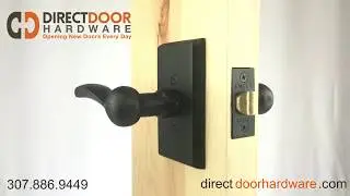 Emtek Durango Lever with Style 3 Rosette in Medium Bronze