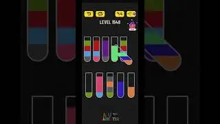Water Sort Puzzle Level 1548 is a PUZZLE LIGHTHOUSE! 🗼 Guide to Order #shorts