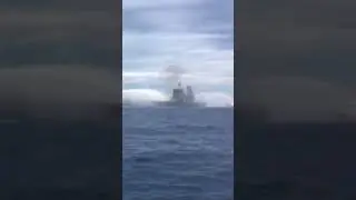 Ship caught on fire #disaster #maritime#pollution #ships #distress #toxic #smoke #chemical