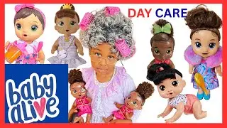 Baby Alive Daycare Routine Feeding  🍼 & Changing Diaper.