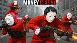 PARKOUR VS MONEY HEIST! 6 | BAD GUYS: No ESCAPE, Highway Ambush in the Mountains(BELLA CIAO)Epic POV