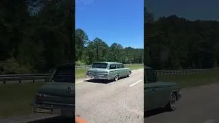 62 years later 🔥🔥🙌 &lsquo;62 Bel Air Wagon rolling strong!!