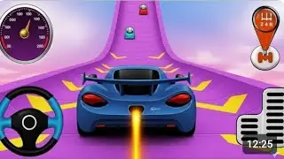 Mega Ramp Monster Car Racing 3D - Extreme Car Stunts - Android Gameplay 