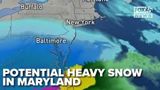 Heavy snow in Maryland this weekend? What we know about the potential weekend storm