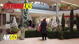 St. Laurent Mall walk through to O-Train Station - Virtual Ottawa Walking Tour - November 28, 2020