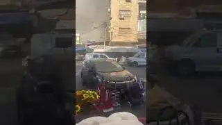 Tel Aviv, following an Iranian ballistic strike on the city. #israeliranconflict #iran #israel