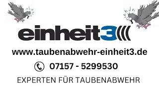Taubenabwehrsystem Hersteller Taubenabwehr leicht gemacht! einheit3 GmbH Spezialist f&uuml;r Taubenabwehr