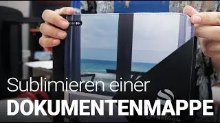 Sublimation einer Dokumentenmappe