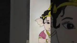 Jai shree ganesh 🙏😊#like #art #subscribe