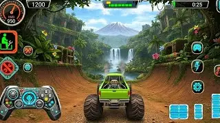 Monster Truck Mega Ramp Impossible Driver -4x4 Ultimate Car Stunts GT Racing - Android GamePlay