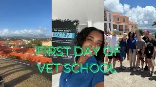 First Day Of Vet School | SGU| Caribbean Vet School 