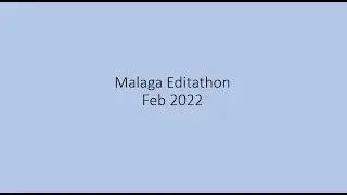 Malaga Editathon
