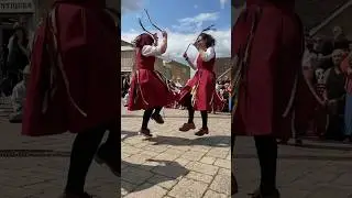 Chinewrde at Warwick Folk Festival #folkdancing #morrisdancing #warwickfolkfestival