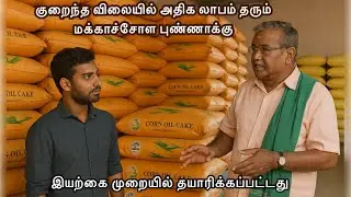 குறைந்த விலையில் அதிக லாபம் தரும் மக்காச்சோள புண்ணாக்கு |  இயற்கை முறையில் தயாரிக்கப்பட்டது