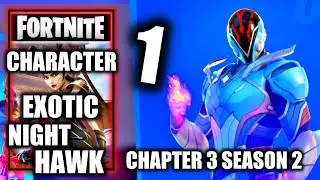 Character 1 Location - Exotic Weapon, Night Hawk - The Origin - Fortnite
