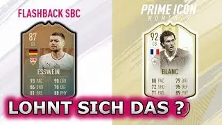 ESSWEIN (87) FLASHBACK SBC + BLANC (92) PRIME ICON MOMENT SBC | ABSCHLIE&szlig;EN ODER NICHT ?