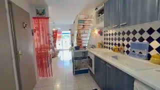 Pavillon 2 pi&egrave;ces + Mezz, Terrasse, Cour + Pkg - St Pierre la mer (11560) - R&eacute;f.4124 - 170.000&euro;