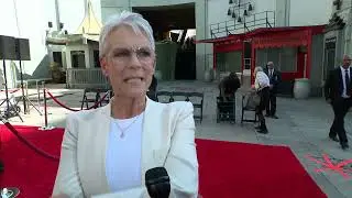 Jamie Lee Curtis Hand And Footprint Ceremony - Itw Jamie Lee Curtis (Official video)