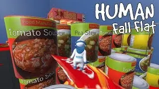Human Fall Flat - Escape the Room - Kitchen [Workshop] - Gameplay, Walkthrough