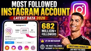 Most Followed INSTAGRAM Accounts  2026 || Row and Column ||