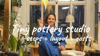 Tiny Pottery Studio in my living room - steps, layout and costs
