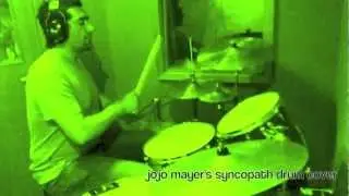 jojo mayer's syncopath drum cover