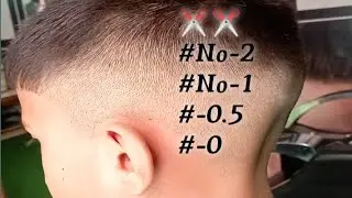 जीरो कटिंग को मिलाना सीखें / Skin fade haircut for boys/ @honeyhairsalon184