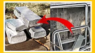fundir lingotes de aluminio..melt aluminum ingots