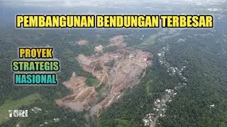 Pembangunan Bendungan Meninting Lombok Barat | Pantauan Kamera Udara